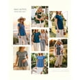thumbnail image 5 of Women's Maternity Clothes Short Sleeve Nursing Tops Breastfeeding Shirts 3-Pack, 5 of 7
