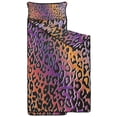 thumbnail image 2 of Purple and Orange Of Leopard Print Toddler Nap Mats for Kids Preschool,Sleeping Mat Bag or Kids,Toddler Sleeping Bag,Toddler Nap Mat or Daycare, 2 of 6