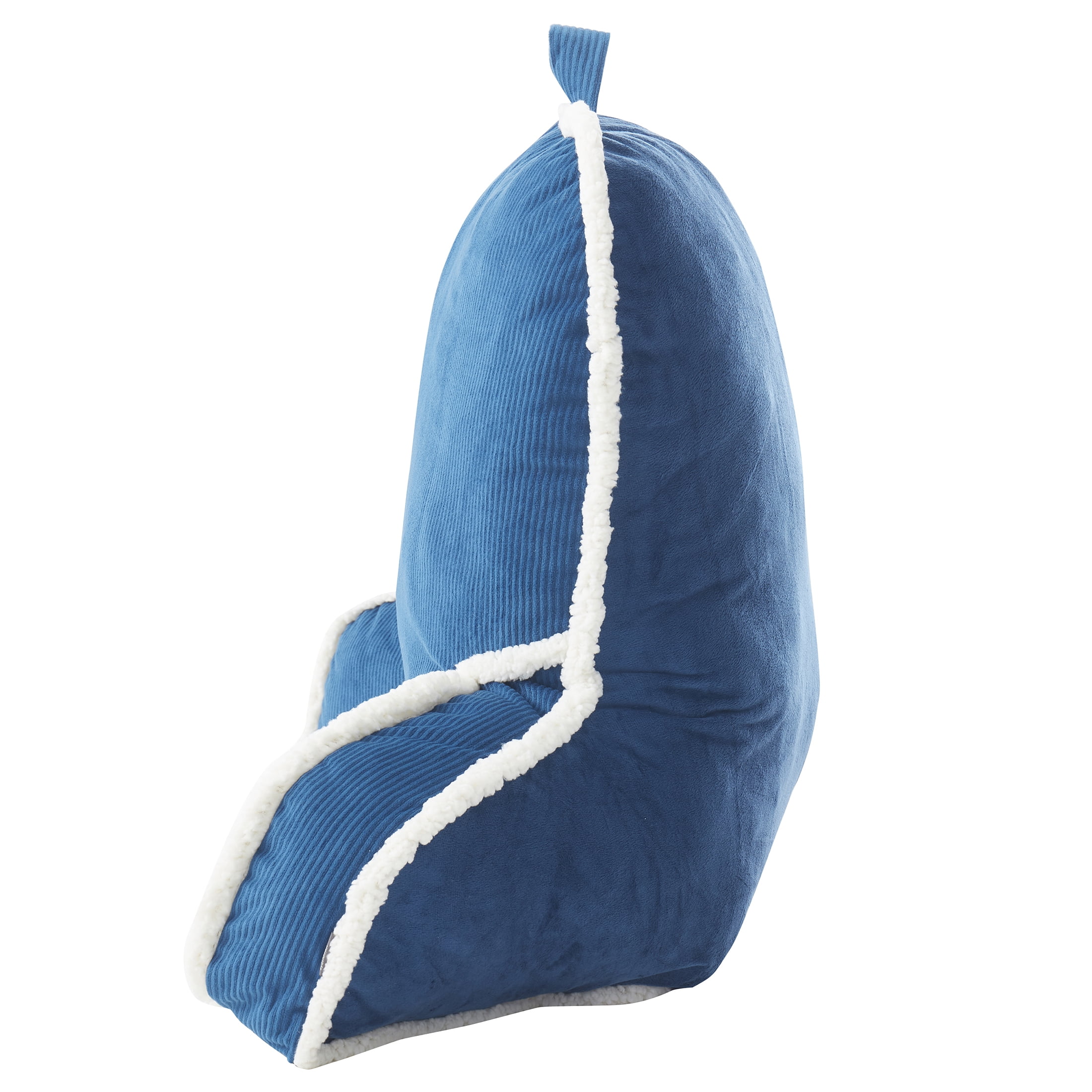 Pawz by Bearpaw Blue Corduroy Backrest Pillow - Walmart.com