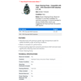 thumbnail image 2 of Power Steering Pump - Compatible with 1992 - 1995 Chevy K1500 Suburban 5.7L V8 1993 1994, 2 of 2