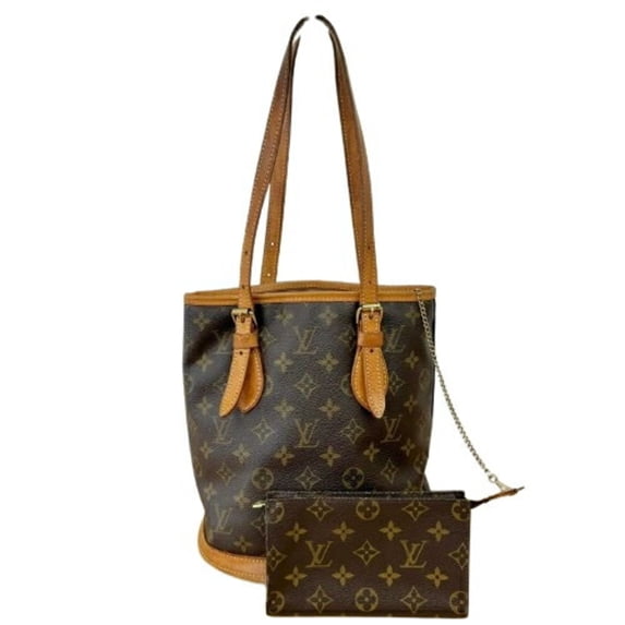 Pre-Owned Louis Vuitton Monogram Bucket PM Shoulder Bag for Women M42238