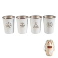 thumbnail image 1 of Juego de 4 tazas con bolsa de almacenamiento (blancas) Con bolsa de almacenamiento (blancas), 1 of 5