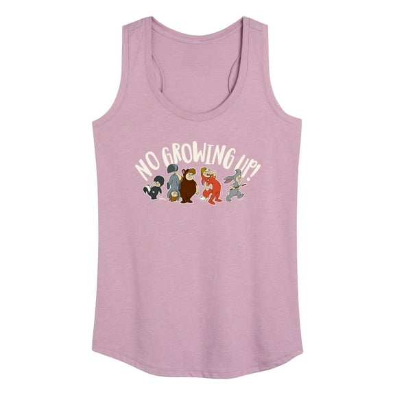 Disney - Peter Pan - No Growing Up - Tricksters - Women's Racerback Tank Top