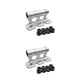 thumbnail image 4 of Speravity Universal Car Roof Fast Release Bike Front Fork Abrazadera fija Reemplazo Aleación de aluminio Road Bicycles Forks Stand Fastener Type1 NO1, 4 of 6