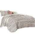 thumbnail image 1 of Benjara BM226427 Cotton Quilt Set with Sewn Floral Ruffles, Multi Color - Twin Size - 4 Piece, 1 of 1