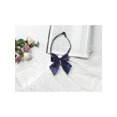 thumbnail image 4 of INSPIRE CHIC Women's Small Dots Pre-tied Bowtie Adjustable Strap Cute Bow Ties Navy Blue One Size, 4 of 5