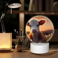 thumbnail image 6 of Daiia Sunset Calf Flower Field Pattern Acrylic Night Light, LED Touch Light, Bedroom Night Light, Soft Glowing Lamp Perfect Gift for Mother's Day, Birthday, or Christmas, 6 of 9