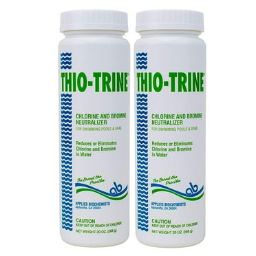 Applied Biochemists LZ-401115A-2 Thio-Trine Chlorine Bromine Neutralizer (20 oz) - 2 Pack Swimming Pool