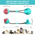 thumbnail image 3 of Dog Toys for Aggressive Chewers Interactive Teething Boredom and Stimulating Tug of War Suction Cup Puzzle Indestructible Puppy Rope Enrichment Teeth Cleaning Ball Accessories for Large Dogs,Blue, 3 of 8