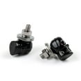 thumbnail image 2 of 6x Universal Motorcycle Black Skull License Number Plate Frame Screw Bolt, 2 of 3