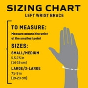FUTURO Deluxe Wrist Stabilizer, L/XL, Left Hand