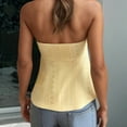 thumbnail image 4 of Landzoo One Women's Fitted Holiday Style Tank Top With Jacquard Pattern Cozy Stylish Basic Tube Tops, 4 of 7