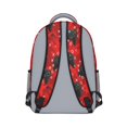 thumbnail image 3 of Game Controller Red Pattern Backpack for School, Cute School Bag with Adjustable Shoulder Straps and Padded Back, 15.3"x11"x6.7", 3 of 5