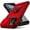 Red, variant on for iPhone 11 Pro Max Case with Slide Camera Cover+ HD Screen Protector,Rotated Ring Kickstand Military Grade Shockproof Protective Cover-Red