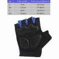 thumbnail image 7 of TELOLY 1Pairs Fingerless Gloves,Secure Palm Fingerless Gloves Men,Cold Weather Gear Running Gloves, 7 of 7