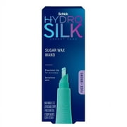 Schick Hydro Silk Sugar Wax Wand Kit, Includes Wax Wand 0.7 oz, 20 Reusable Strips, 1 Precision Stick, & 4 Serum Sachets 0.06 fl oz