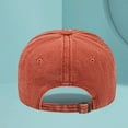 thumbnail image 6 of LNZGNM Classic Vintage Distressed Baseball Cap Perforated Washed Cotton Dad Hat Adjustable Fit Low Profile Headwear,Orange, 6 of 6