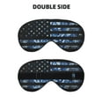thumbnail image 2 of Bingfone Navy Camouflage American Flag for Sleep Mask Eye Mask for Sleeping, Super Soft Blackout Eye Mask for Women Men, Side Sleeper Eye Covers for Sleeping,Travel Eye Mask, 2 of 7