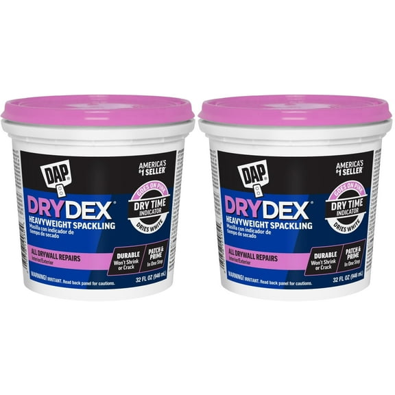 DAP 12330 Spackling, 1 qt- Pack of 2, White