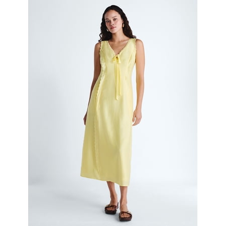 Scoop Women's and Women's Plus Maxi Keyhole Dress, Sizes 0-26W