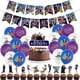 thumbnail image 1 of Suministros para la fiesta de cumpleaños temática de Hotel Transylvania, las decoraciones temáticas para fiestas de Hotel Transylvania incluyen pancarta de feliz cumpleaños, adorno, 1 of 5