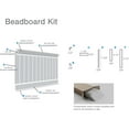 56" Height Deluxe Beadboard 8' Length PVC Wainscoting Kit, (for heights up to 575/8")