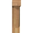 thumbnail image 2 of Ekena Millwork 6"W x 20"D x 24"H Traditional Block Rough Sawn Bracket w/ Offset Brace, Western Red Cedar, 2 of 25