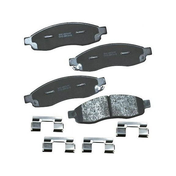 Front Brake Pad Set - Compatible with 2004 - 2007 Nissan TITAN 2005 2006
