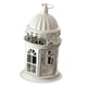 thumbnail image 3 of Candelabro decorativo con forma de farol para velas, decoración europea para hoteles. Blanco, 3 of 9