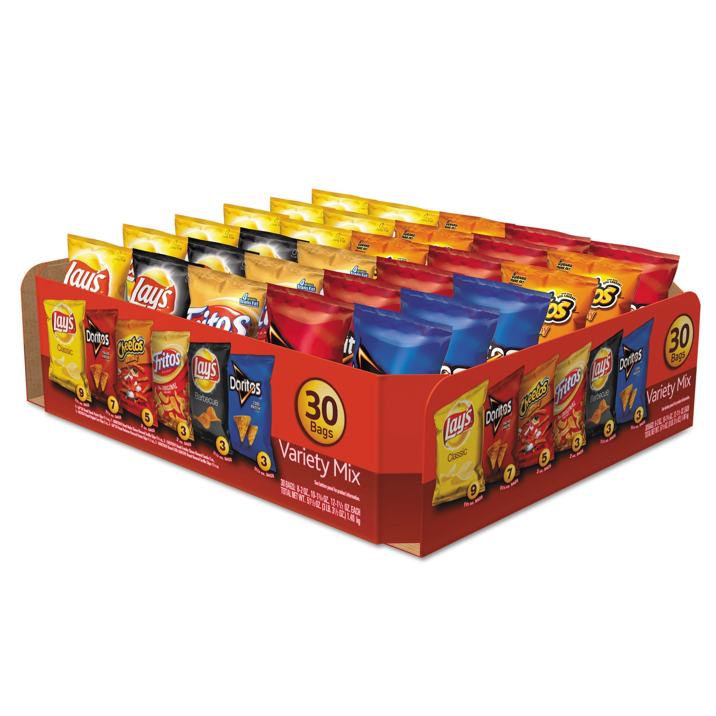 Frito-Lay Classic Chips Variety Mix, 30 count by FRITO-LAY, INC.