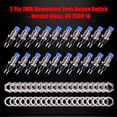 thumbnail image 4 of Mini Push Button Momentary Switches, Ampper 2 Pin On Off 1A 250V AC 7MM Round SPST Normal Close Momentary Pushbutton Switches, 4 of 5