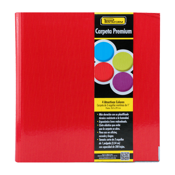 Carpeta Universitaria Printaform Premium Tamaño Carta