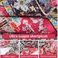 thumbnail image 5 of Boho Throw Pillow Covers 16x16 inch Set of 2 Monaco Rug Persian Carpet Double Sided Pattern Cotton Soft Pillow Case Cushion Cover Bohemian Pillowcase for Couch Sofa Bed Decorative, 5 of 6