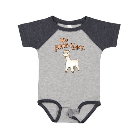 

Inktastic No Prob Llama Cute Llama Gift Baby Boy or Baby Girl Bodysuit