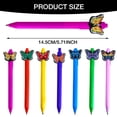 thumbnail image 3 of 1 Pc Butterfly Silicone Focal Beads, Butterfly Silicone Beads for Pens, Soft Durable Butterflies Decoration Focal Bead for Pen Keychain Making DIY Handicraft Gifts, 3 of 6