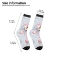 thumbnail image 2 of Honeii Vintage Rose Print Children's Colorful Socks,Unisex Kids and Toddlers' Cushioned Sock,Kids Athletic Crew Socks,for Everyday Wear and Sports, 2 of 5