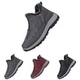thumbnail image 4 of NOKIO Plush Warm Cotton Shoes Wear And Anti Slip Snow Boots Five Finger Cotton Shoes Outdoor Sports Shoes Men's And Women's Hiking Shoes Men'S Warm Leather Snow Boots, 4 of 4