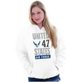 thumbnail image 3 of US Air Force United States Wings Logo Hoodie Sweatshirt Women Men Brisco Brands M, 3 of 6