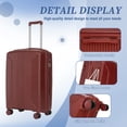 thumbnail image 3 of 3 Piece Rolling Luggage Set Carry on Luggage Spinner Wheel Lightweight Suitcase with TSA Lock 20in24in28in, 3 of 7