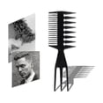 thumbnail image 3 of 3-in-1 Plastic Combs Detangling Hair Comb Wide Tooth Comb Anti-static Comb Hairdressing Styling Tool, 3 of 3
