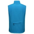 thumbnail image 3 of Little Donkey Andy Men's Lightweight Fleece lined Softshell Vest Windproof Sleeveless Jacket for Hiking Travel Golf Swedish Blue XL, 3 of 8