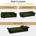 thumbnail image 6 of Llinc Store 70.1" Futon Sofa Bed, Convertible Double Sofa Bed with Folding Armrests for Living Rooms And Small Spaces, Green, 6 of 6