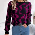 thumbnail image 2 of Lovskoo Women 2 Piece Outfits Knit Long Sleeve Cardigan Set Casual Sweater Pants Lounge Sets 2025 Spring Fall Clothes Red, 2 of 5