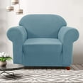 thumbnail image 2 of CHUN YI 1-Piece Checks Stretch Sofa Cover Slipcover Couch Cover, 2 of 6