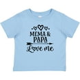 thumbnail image 3 of Inktastic Mema and Papa Love Me Girls Baby T-Shirt, 3 of 5