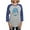 Heather/Blue, variant on CafePress - Cute Just A Girl Who Loves Wol Long Sleeve T Shirt - Womens Baseball Tee