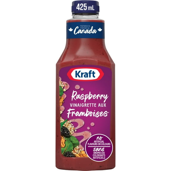 Kraft Raspberry Vinaigrette Dressing 425ml/14.4 oz., Bottle