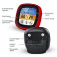 thumbnail image 2 of Digital Meat Thermometer For Oven Bbq Grill Kitchen Food Cooking With 1 Probe And Timer, 2 of 4
