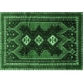 thumbnail image 1 of Ahgly Company Indoor Rectangle Persian Emerald Green Traditional Area Rugs, 5' x 7', 1 of 4