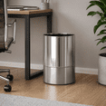 thumbnail image 4 of Stainless Steel Small Trash Can Wastebasket | Garbage Container Bin | Silver Finish, 4 of 4